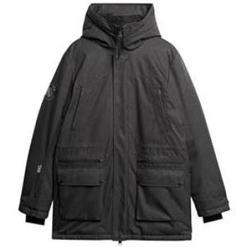 Parka Acolchada de Tweed City para Hombre en Gris, Casual, Poliéster Reciclado, Sostenible