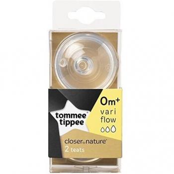 Tommee Tippee Closer to Nature Variflow Flow Teats, 2 Count