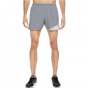 Nike M NK FLX 5In Distance Pantalón Corto de Running, Hombre, Gris Cool / Gris Wolf, XL