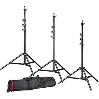 KIT 3 TRÍPODES ILUMINACIÓN Y BOLSA PRO-1 BR-TP240
