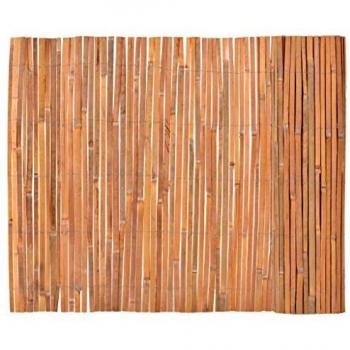 vidaXL Valla Cañizo para Jardín de Bambú 100x400 cm Cerca Pantalla para Patio