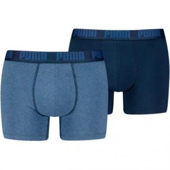 Pack de 2 Boxers Puma Everyday Basic Denim, color Marino, talla L