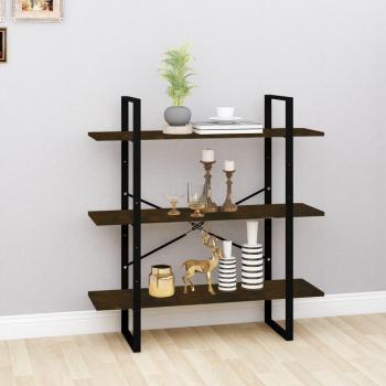 Estantería Librería Roble Humo 100x30x105 cm Madera Multicapa