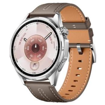 Huawei WATCH GT6 46mm AMOLED GPS Smartwatch Acero Inoxidable Gris Conexión Android/iOS Hasta 21 Días de Batería