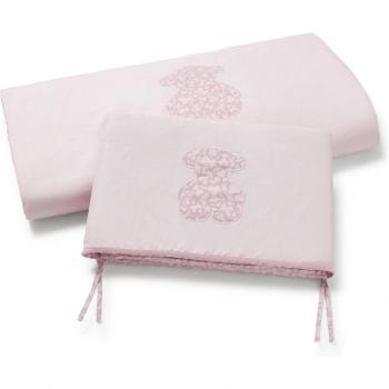 Tous - Juego de 3 piezas para cuna 60x120 cm: protector de barrotes, funda nórdica y relleno nórdico Tous Baby HKaos