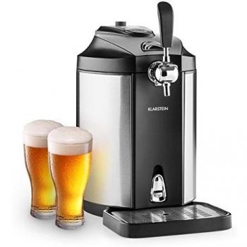 Dispensador de Cerveza Klarstein Skal 5L con Enfriador y CO2 en Acero Inoxidable