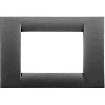 Placa 3 Módulos Blanca Sistema Virna