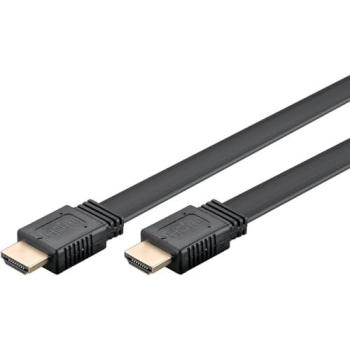 Cable HDMI plano Goobay de alta velocidad con Ethernet 1,5 m - 8K 60 Hz, 4K 120 Hz, Ultra HD, HDR, eARC, 48 Gbit/s, Dolby Atmos y DTS:X