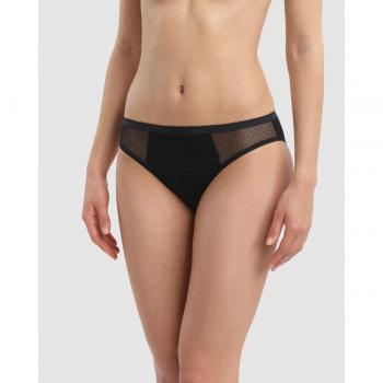 DIM Protect Braga Menstrual Algodón Flujo Medio Negra Talla S 1ud