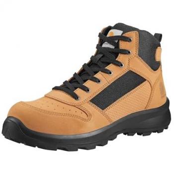 Carhartt Michigan Sneaker Mid 296-T.46 - Bota de seguridad, corte medio, tecnología Rugged Flex, cumple con la normativa S1P, color amarillo trigo, talla 46