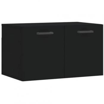 Armario de pared madera de ingeniería negro 60x36,5x35 cm
