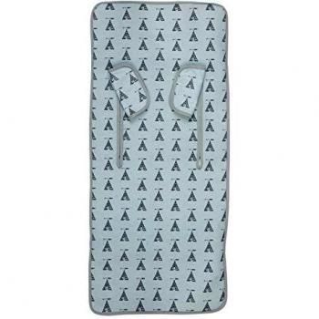 Babyline Tepee - Colchoneta para silla ligera, unisex, color agua marina