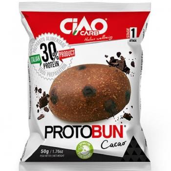 CiaoCarb Bollito Sandwich Chocolate 50g - Snack bajo en carbohidratos, sabor a chocolate, 50 gramos