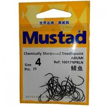 Mustad - 10017NP BN Abumi, Color 25 pcs, Talla 76