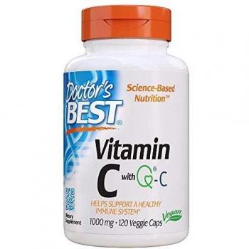 Doctor's Best Vitamin C with Quali-C - 120 Veggie Caps, 1000mg