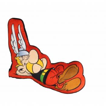 SD toys Dormido Cojín Forma Asterix, Acrílico, Rojo, 83 x 41 x 9 cm