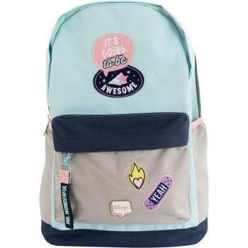 Mochila Mr. Wonderful It's Going to Be Awesome - Escolar Grande, Divertida y Colorida, Material Reciclado