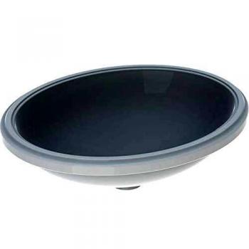 Lavabo bajo encimera Geberit VariForm ovalado 56x46cm sin orificio para grifería sin rebosadero color blanco