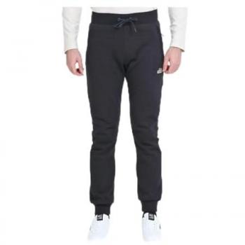Pantalón Largo Focus Hombre Invierno Algodón Negro con Bolsillos John Smith