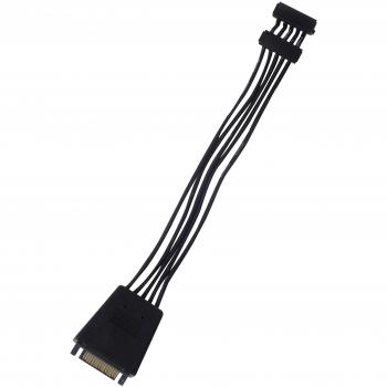 SilverStone SST-CP06-E2 – Cable adaptador de conectores Uno a Dos SATA