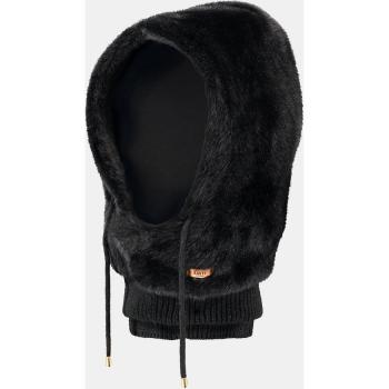 Barts Women's Eliess Black Hooded Balaclava with Logo Detail