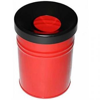 Contenedor de residuos autoextinguible 16L rojo HxØ 340 x 245 mm