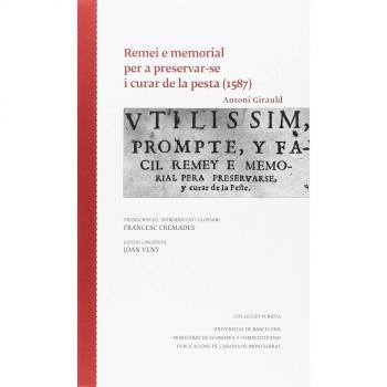 Remei E Memorial Per A Preservar-Se I Curar De La Pesta 1587