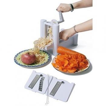 tenrai Spiral-pro profesional 3-Blade Spiralizer, Premium multiusos cortador de fruta y vegetales spiraliser cortador