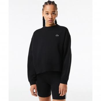 Sudadera de mujer con estampado Lacoste en la espalda.
