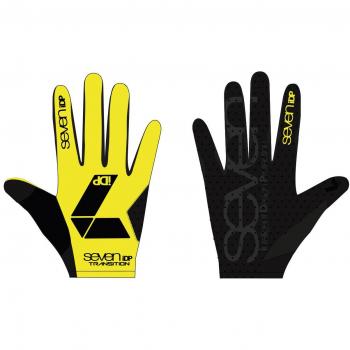 Seven transición-Guantes, color Varios colores - amarillo y negro, tamaño large
