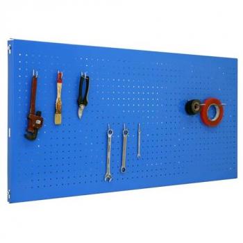 Panel Herramientas Pared SimonRack, Organizador de Herramientas, Incluye 8 Ganchos, Dimensiones 1500x600 mm, Color Azul