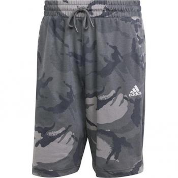 Pantalones Cortos adidas Esenciales de Temporada Camuflaje Gris para Hombre