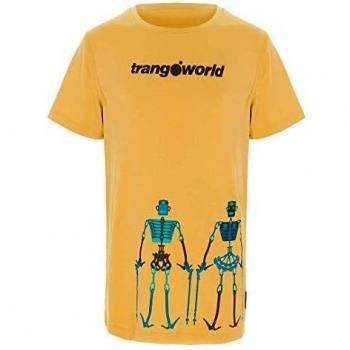 Trangoworld Teleno Camiseta, Unisex niños, Mostaza, 10