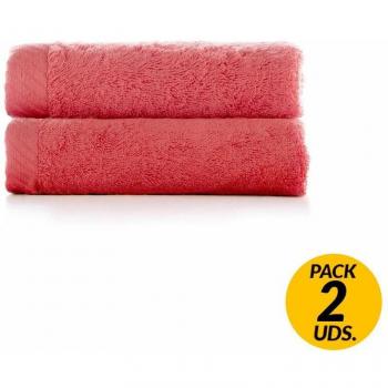 Toallas Luxury Boheme para Tocador en Coral