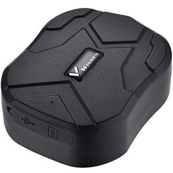 Winnes Localizador GPS para Coche, GPS Tracker, Rastreador GPS para Vehículos de Larga Espera, Dispositivo de Rastreo para Automóviles en Tiempo real, Alarma de Vibración, Límite de Velocidad TK905B