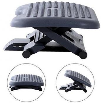 HOMCOM Reposapies de Oficina Ajustable Ergonomico Escritorio Oficina Soporte para Pies Reposapies Ajustable Ergonomico para Escritorio Oficina Soporte para Pies NUEVO