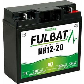 Batería Gel NH1220 SLA 12V 20Ah para motocultor y conductor corredizo Fulbat 550879