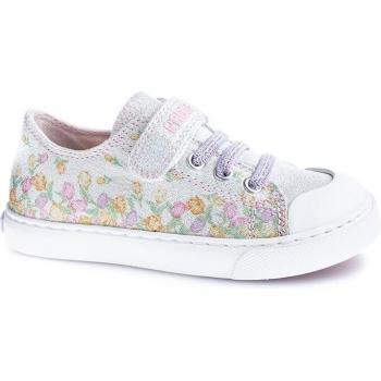 Zapatillas Bajas Infantil PABLOSKY 976450 Plata con cierre adherente de lona
