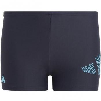 Bañador de natación para niños adidas Logo 3 bandas - Negro