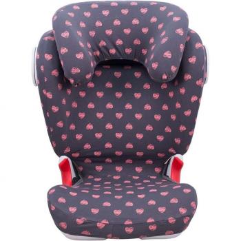 Jyoko Funda de Algodón para Silla de Coche Britax Römer Kidfix SL - Fácil de Colocar, Compatible con Britax Römer Kidfix Sl, Diseño Flour Heart