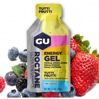 GU Energy Roctane Gel Energizante de Tutti Frutti - 24 Unidades