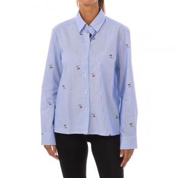 Camisa de manga larga Van Laack con cuello de solapa 156092 para mujer