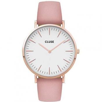 CLUSE Womens Analogue Quartz Watch with Leather Strap CW0101201012
