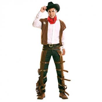 Disfraz de Vaquero para Hombre My Other Me (4 Piezas, Marrón, S)