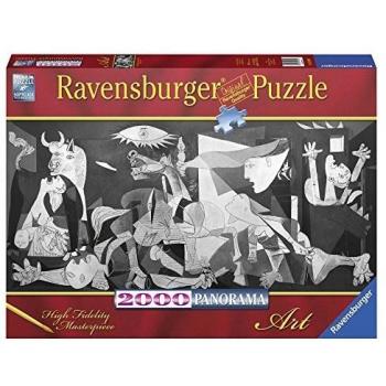 Ravensburger- Obras de Arte Puzzle 2000 Panorama Piezas Guernica, Multicolor