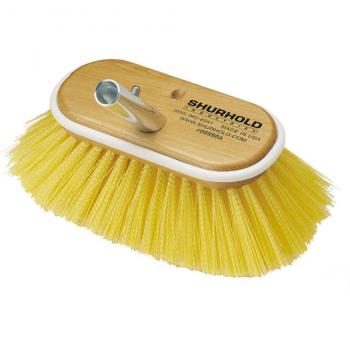 Shurhold Classic 6 Deck Brush with Medium Yellow Polystyrene Bristles