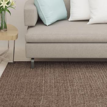 Alfombra de sisal natural marrón 80x200 cm