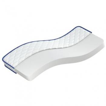 Colchón viscoelástico blanco 80x160x17 cm, colchón de espuma viscoelástica, individual, para cuna