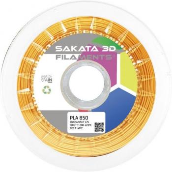Sakata 3D Bobina de Filamento PLA 850 1.75mm Silk Sunset 1Kg
