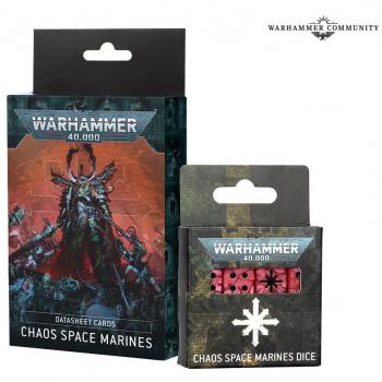 Set de Dados de Caos para Marines Espaciales - Warhammer 40,000